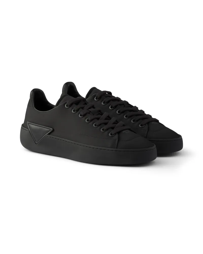 Prada Sneaker Court Aus Re-nylon, Herren, Schwarz, Größe 10 Schwarz
