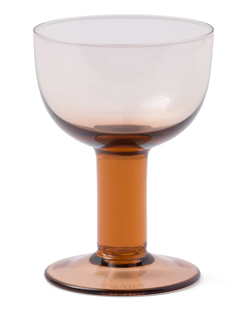 Prada Set Mit Zwei Rotweingläsern Aus Kristall – Plinth, , Onyx Onyx