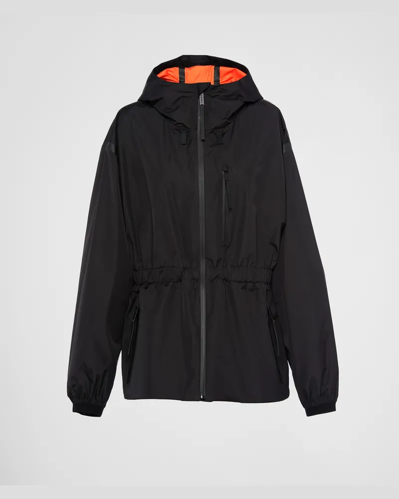 Prada Regenjacke aus Light Extreme-Tex Schwarz