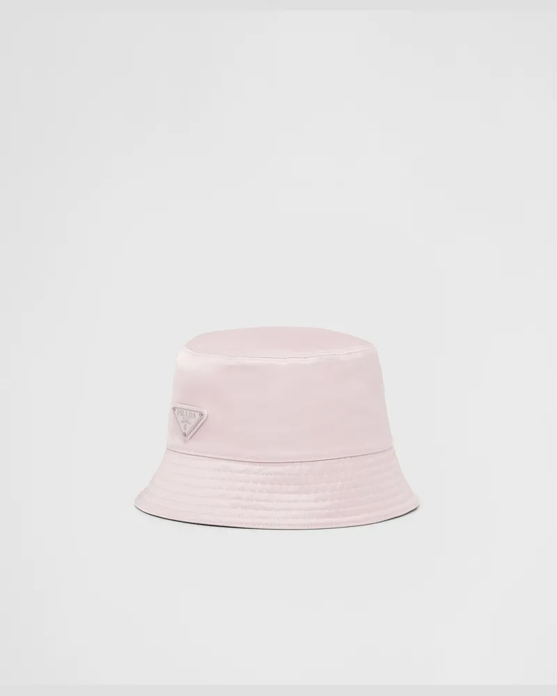 Prada Fischerhut aus Re-Nylon Alabasterrosa