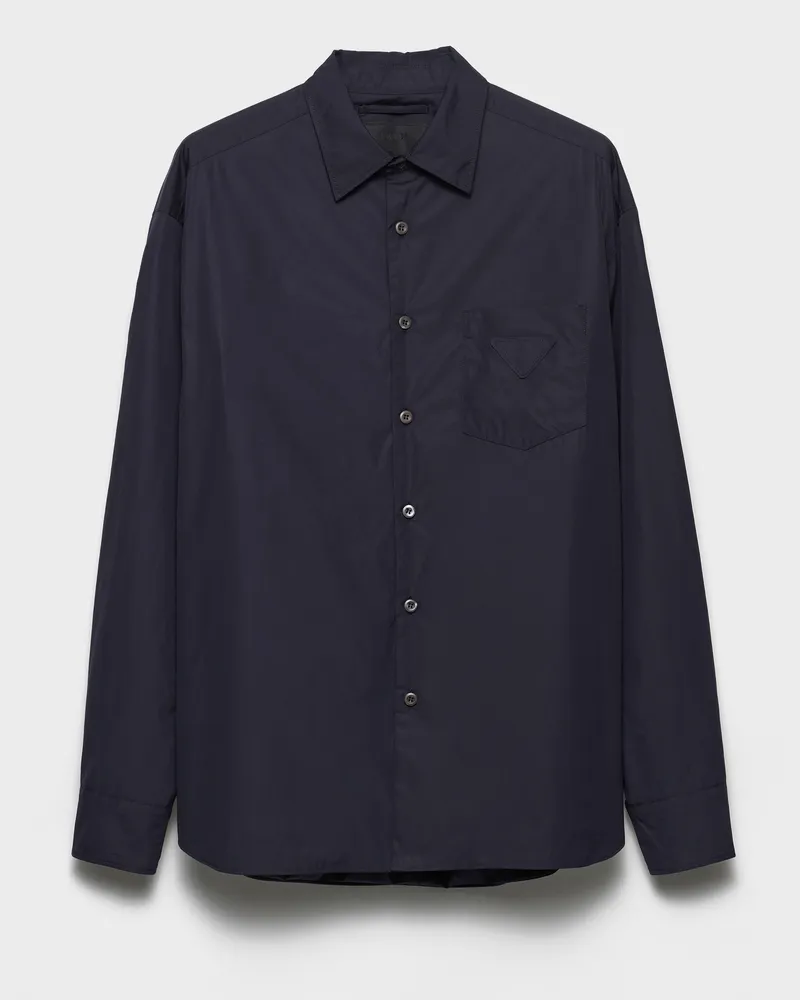 Prada Hemd aus Baumwolle Blau