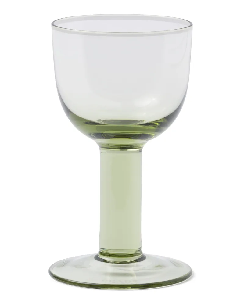 Prada Set Mit Zwei Weißweingläsern Aus Kristall – Plinth, , Moos Moos