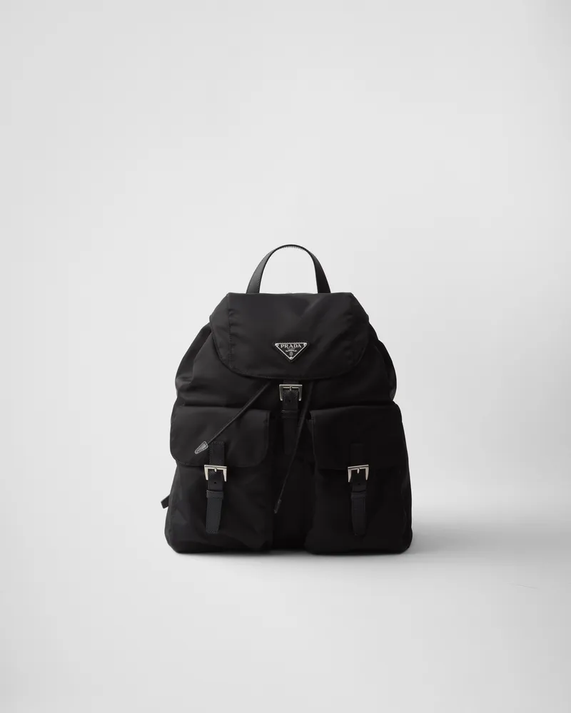 Prada Rucksack aus Re-Nylon Schwarz