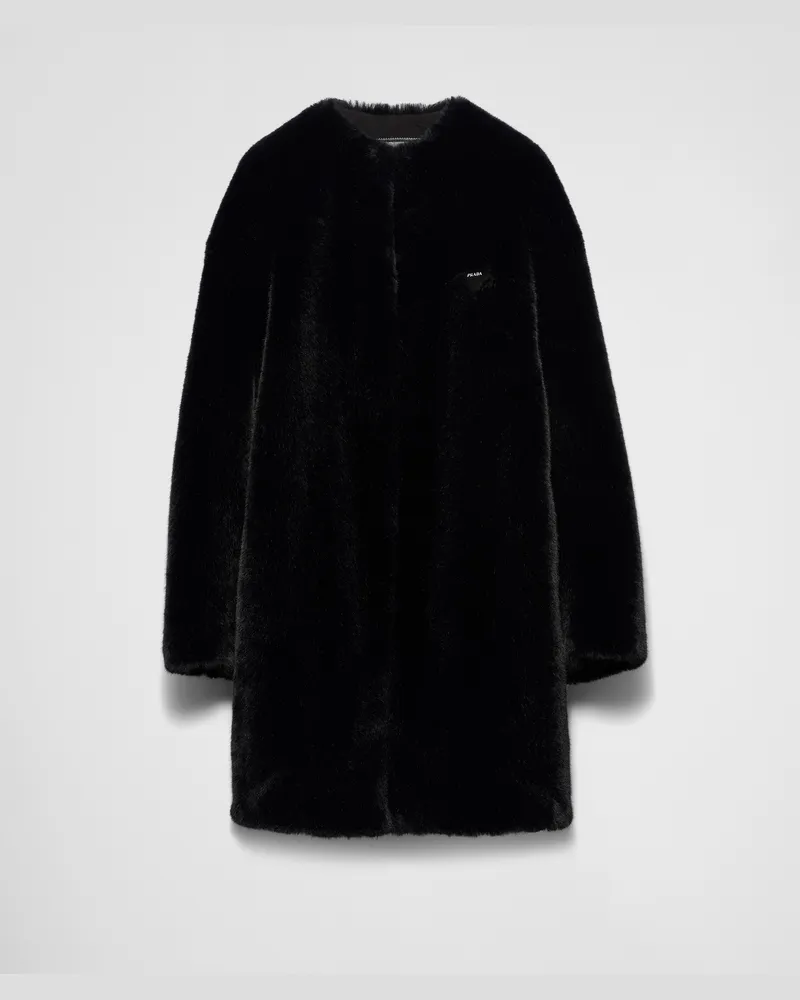 Prada Aspen Mantel Schwarz