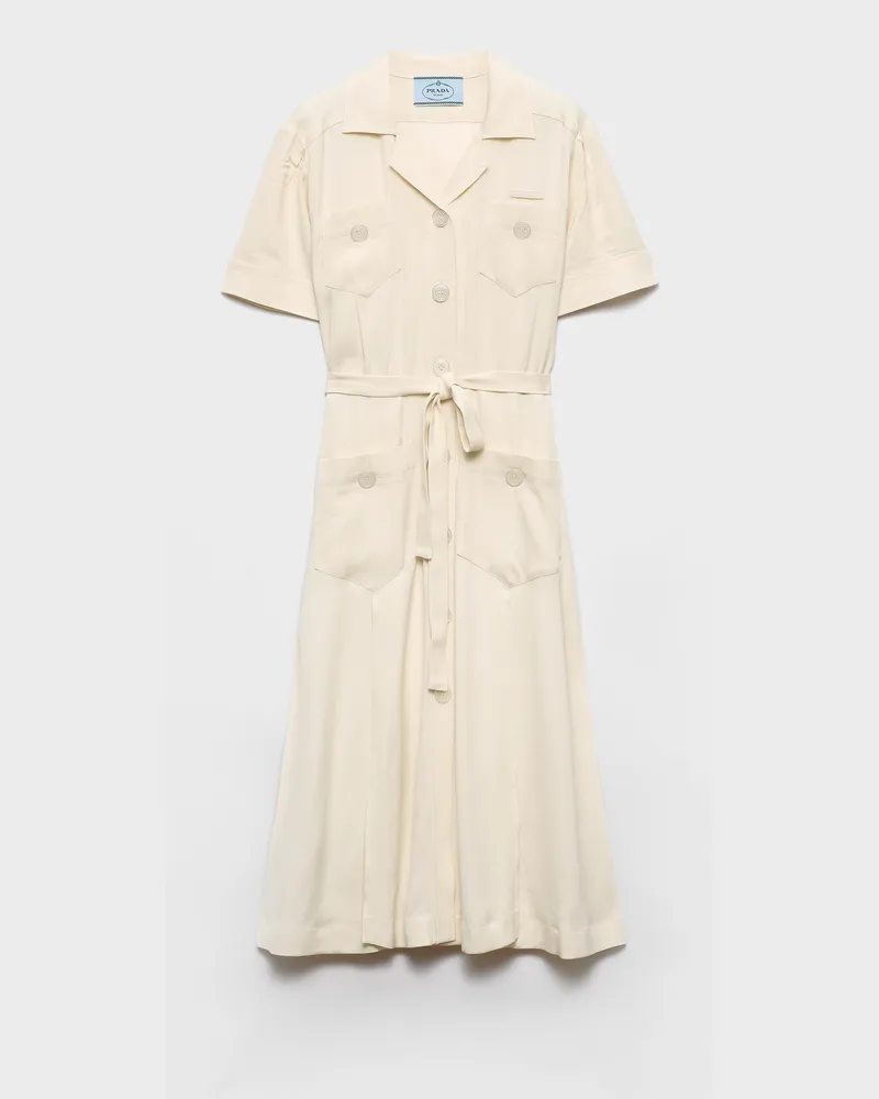 Prada Spitzenkleid Elfenbein