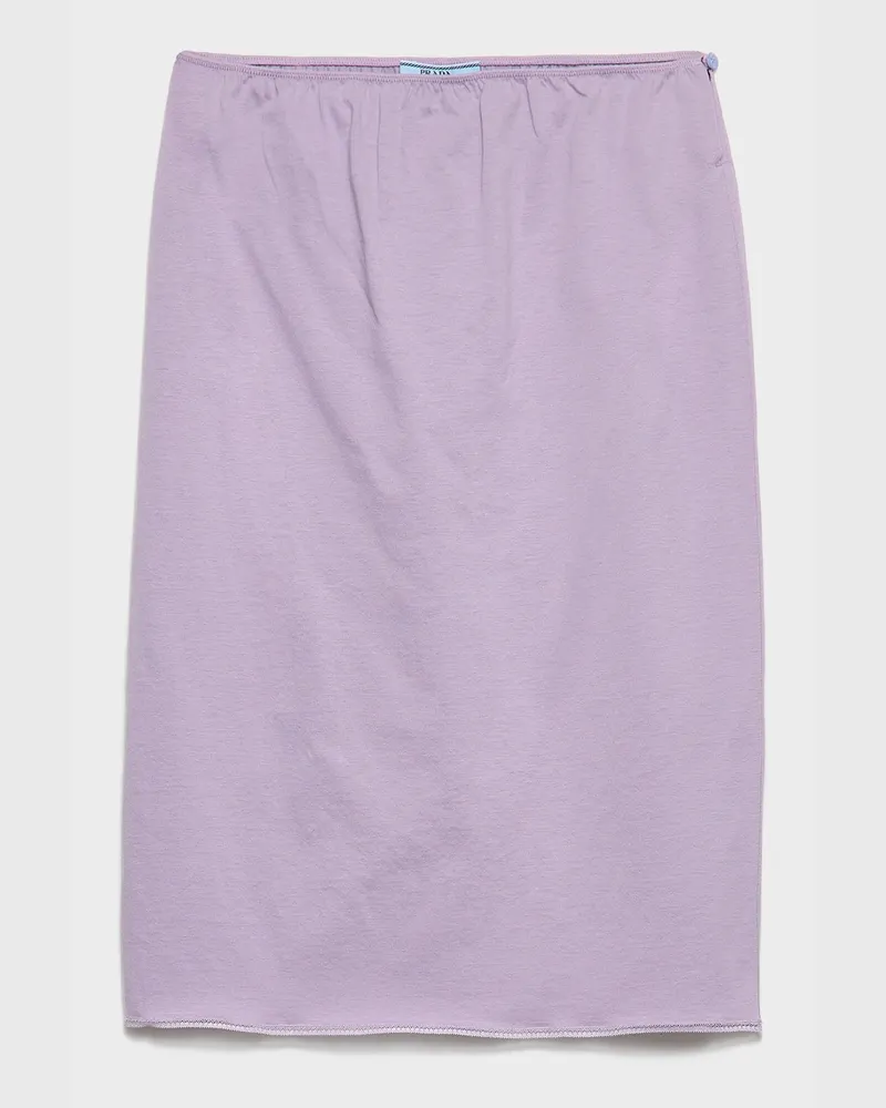 Prada Slipkleid aus Jersey Flieder
