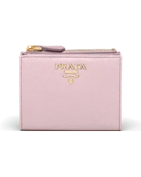 Prada Geldbeutel aus Saffiano Leder Alabasterrosa