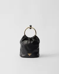 Prada Mini Bag aus Nappa-Leder Schwarz