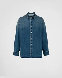 Prada Hemd aus Denim Blau