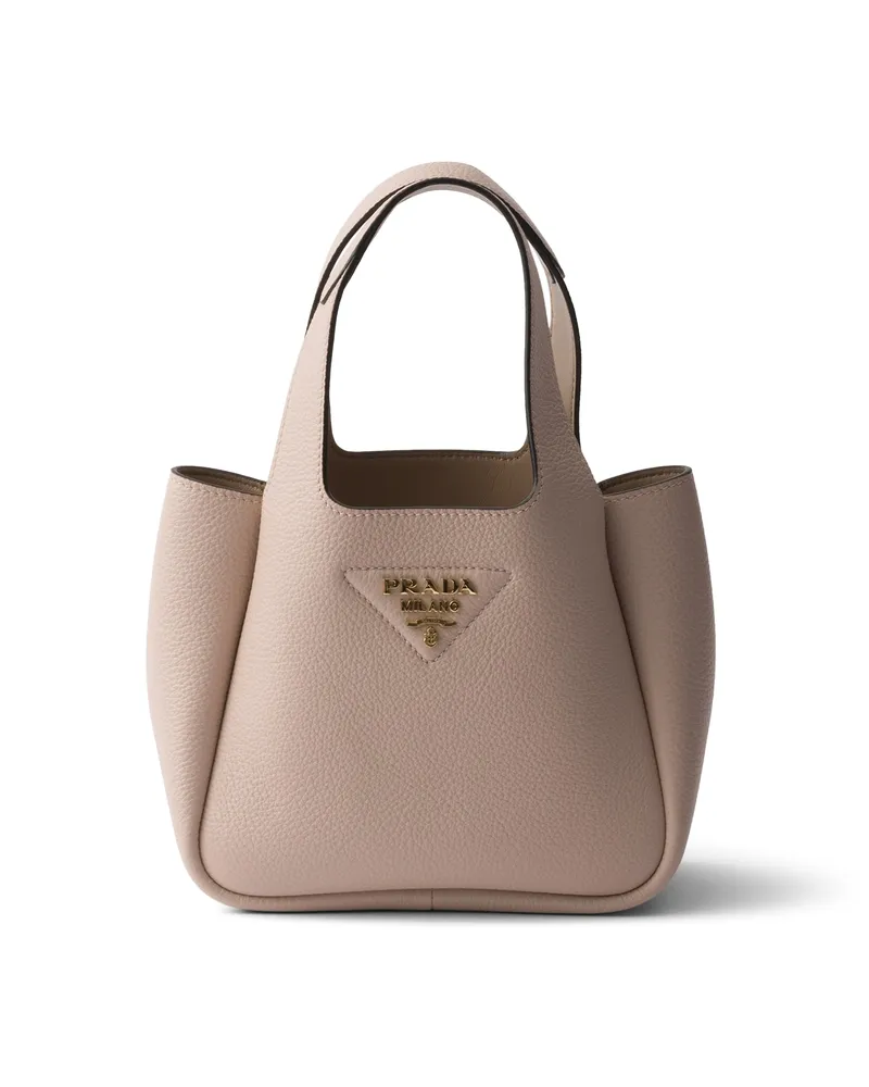 Prada Mini-handtasche Aus Leder, Damen, Seerose Seerose