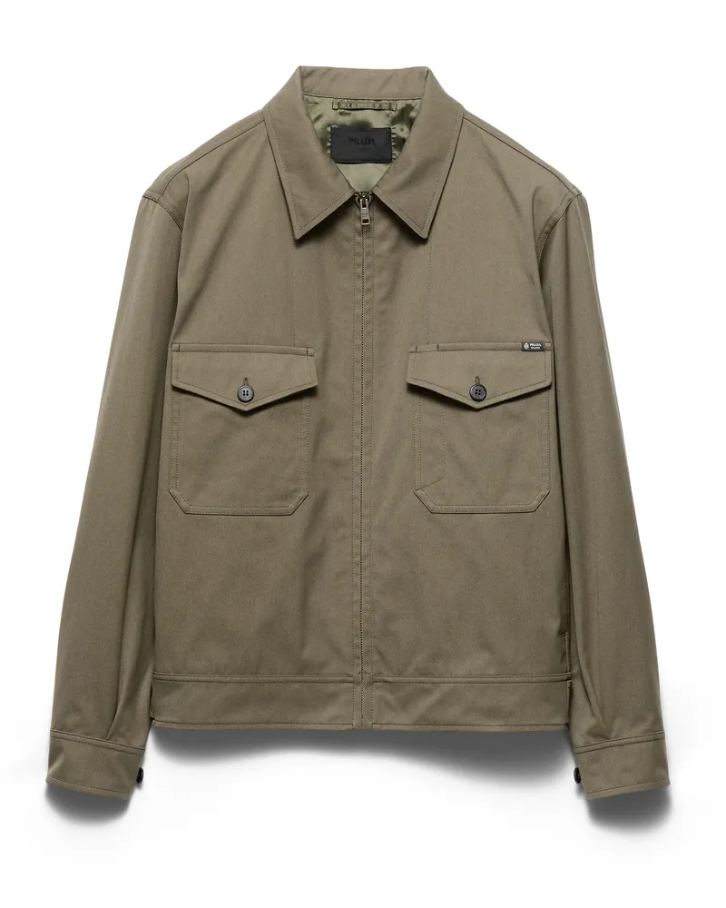 Prada Jacke Aus Funktionsgewebe, Herren, Waldgrün, Größe Waldgrün