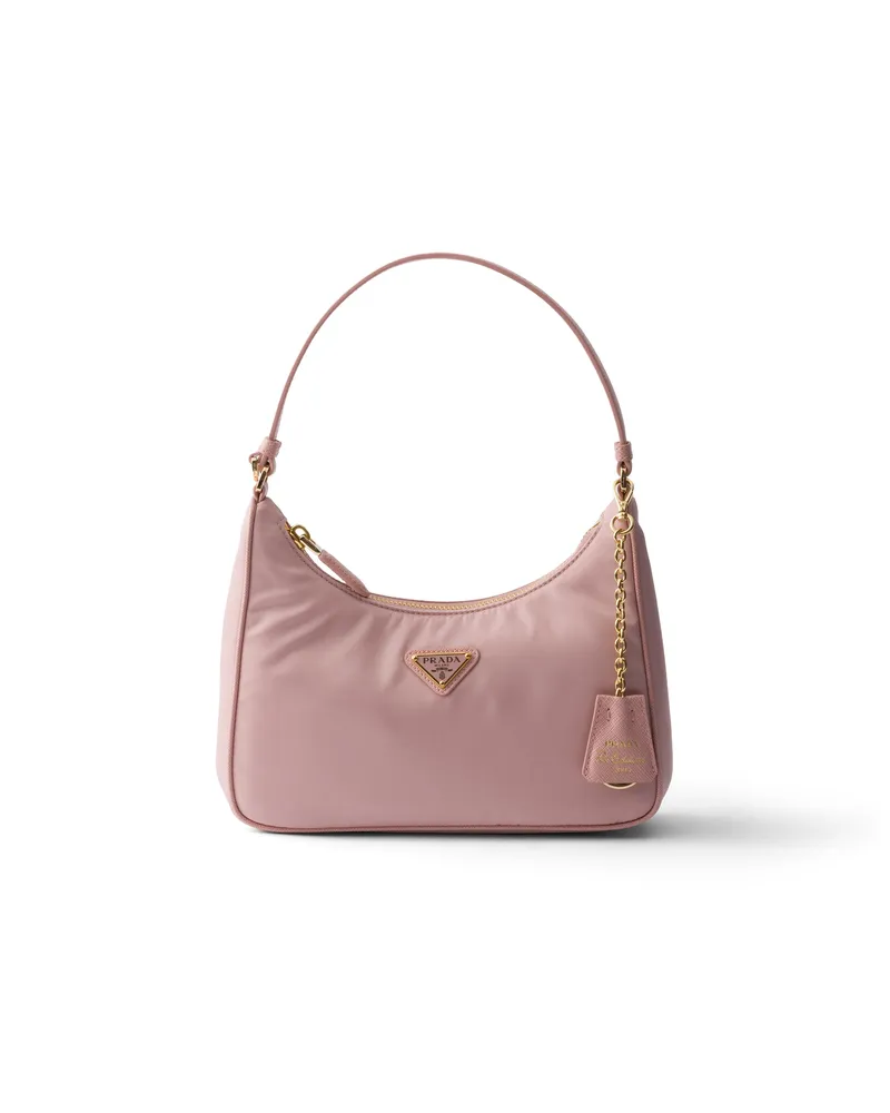 Prada Re-edition 2005 Mini Bag Aus Re-nylon , Damen, Peach 4 Peach