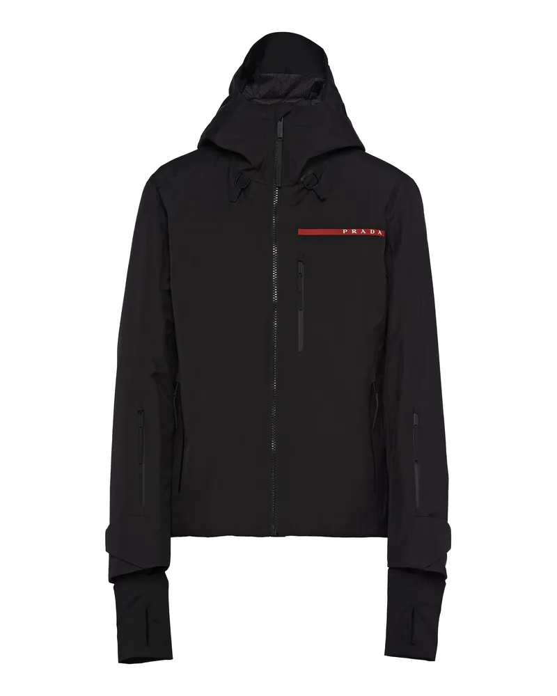 Prada Blousonjacke Aus Extreme-tex, Herren, Schwarz, Größe Schwarz