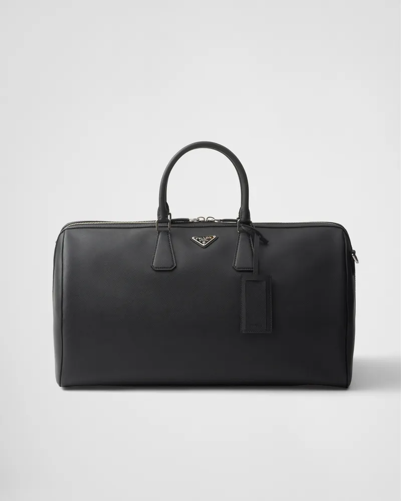Prada Seesack aus Saffiano Leder Schwarz