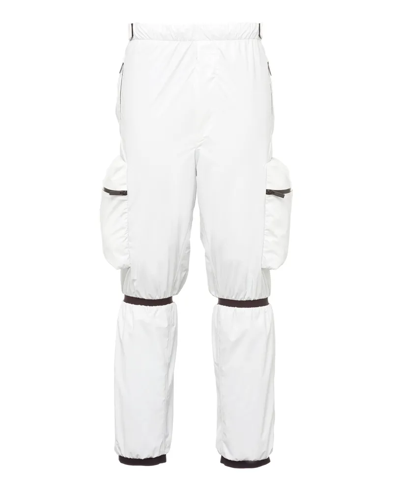 Prada Hose Aus Light Bonded Re-nylon, Herren, Kalkweiss, Größe Kalkweiss
