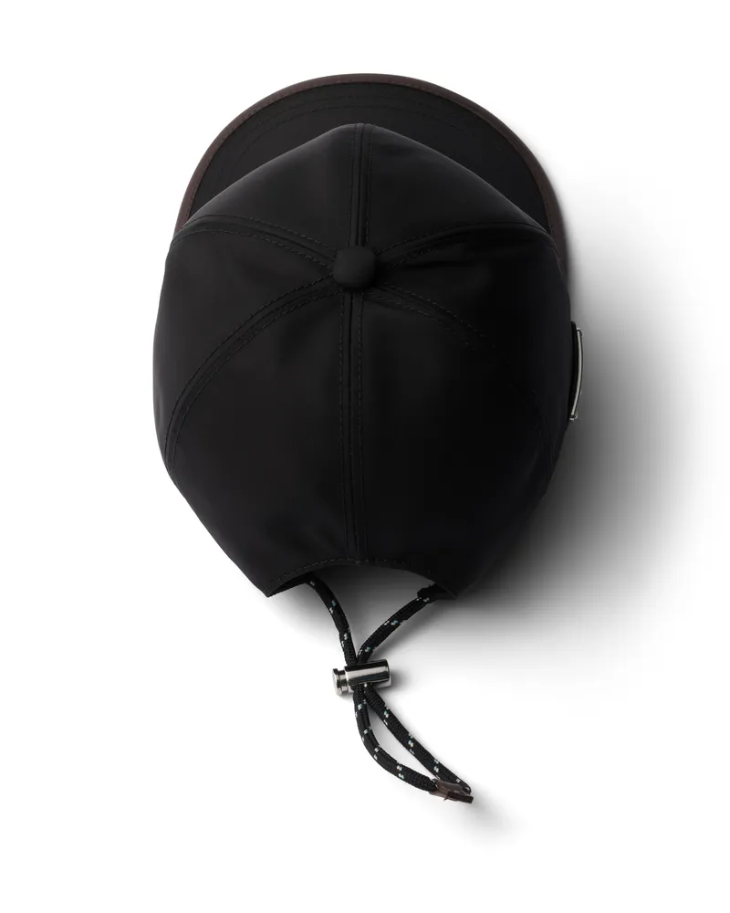 Prada Speedrock Baseballkappe Aus Re-nylon, Herren, Schwarz, Größe Schwarz