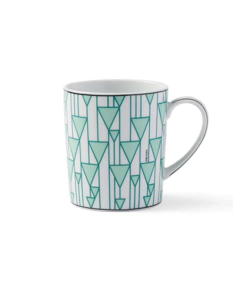 Prada Becher Aus Porzellan – Vienna Green, , Grün Grün