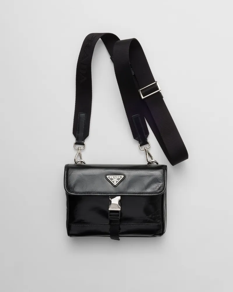 Prada Smartphone-Hülle aus Leder Schwarz