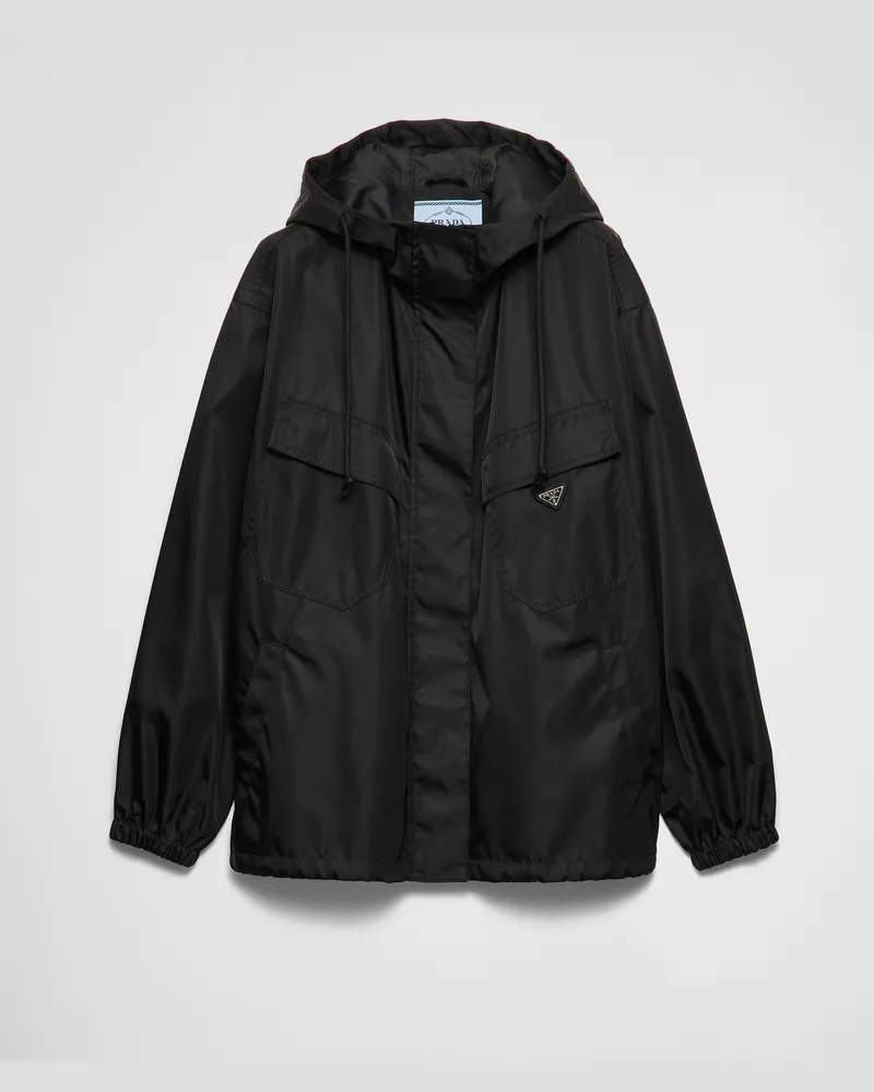 Prada Blousonjacke aus Re-Nylon Schwarz