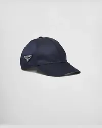 Prada Baseballkappe aus Re-Nylon Blau