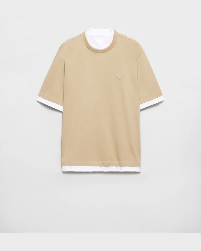 Prada T-Shirt aus Baumwolle Kordel