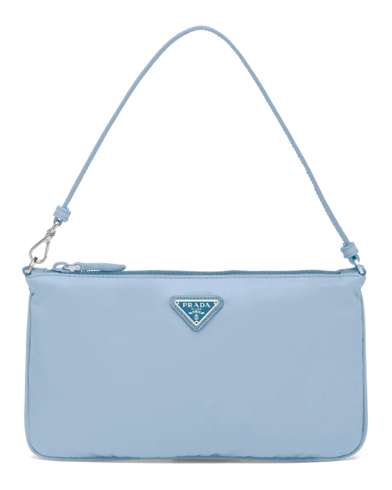Prada Mini Bag aus Re-Nylon Hellblau