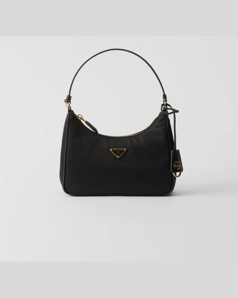 Prada Re-Edition 2005 Mini Bag aus Re-Nylon Schwarz
