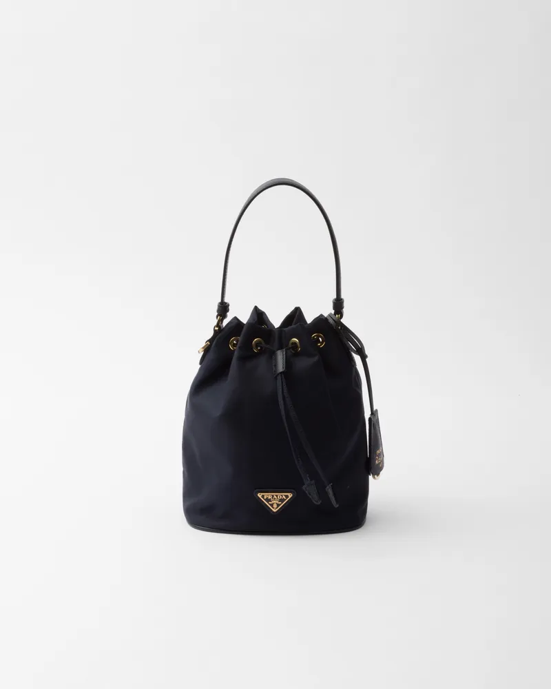 Prada Re-Edition 1978 Mini Bag aus Re-Nylon Blau