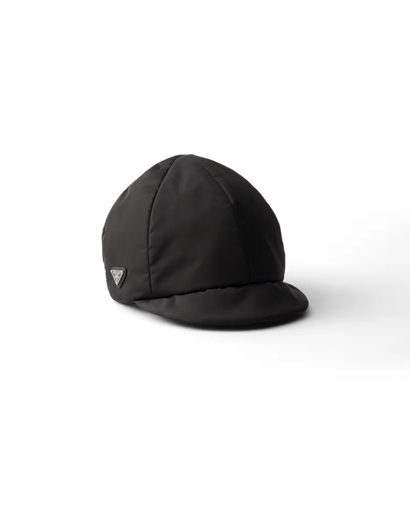 Prada Cap Aus Re-nylon, Damen, Schwarz, Größe Schwarz