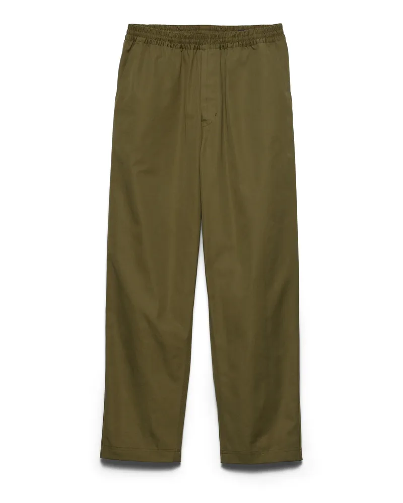 Prada Hose Aus Baumwolle, Herren, Waldgrün, Größe Waldgrün