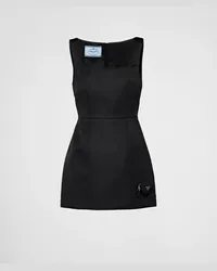 Prada Minikleid aus Re-Nylon Schwarz