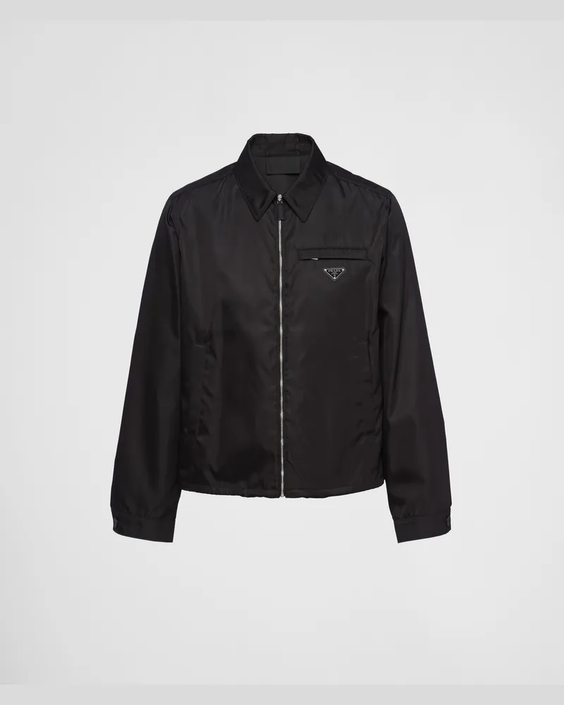 Prada Blousonjacke aus Re-Nylon Schwarz