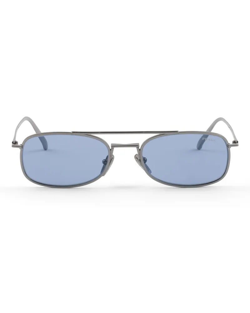 Prada Eyewear Collection Sonnenbrille, Herren, Ultramarin Gläser Ultramarin