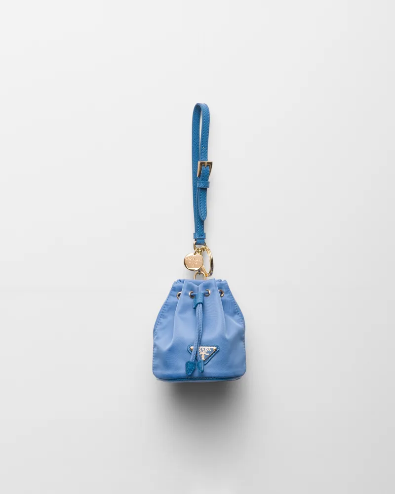 Prada Ikonischer Mini-Taschenanhänger aus Re-Nylon Welle