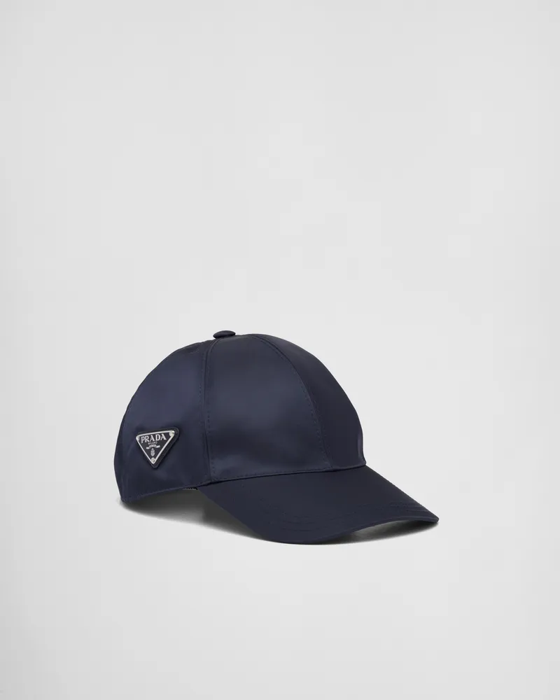 Prada Baseballkappe aus Re-Nylon Blau