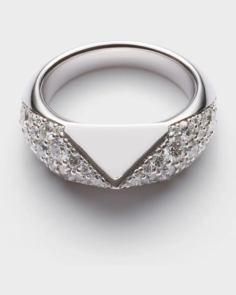 Prada Eternal Gold Ring - Weißgold mit Diamanten White