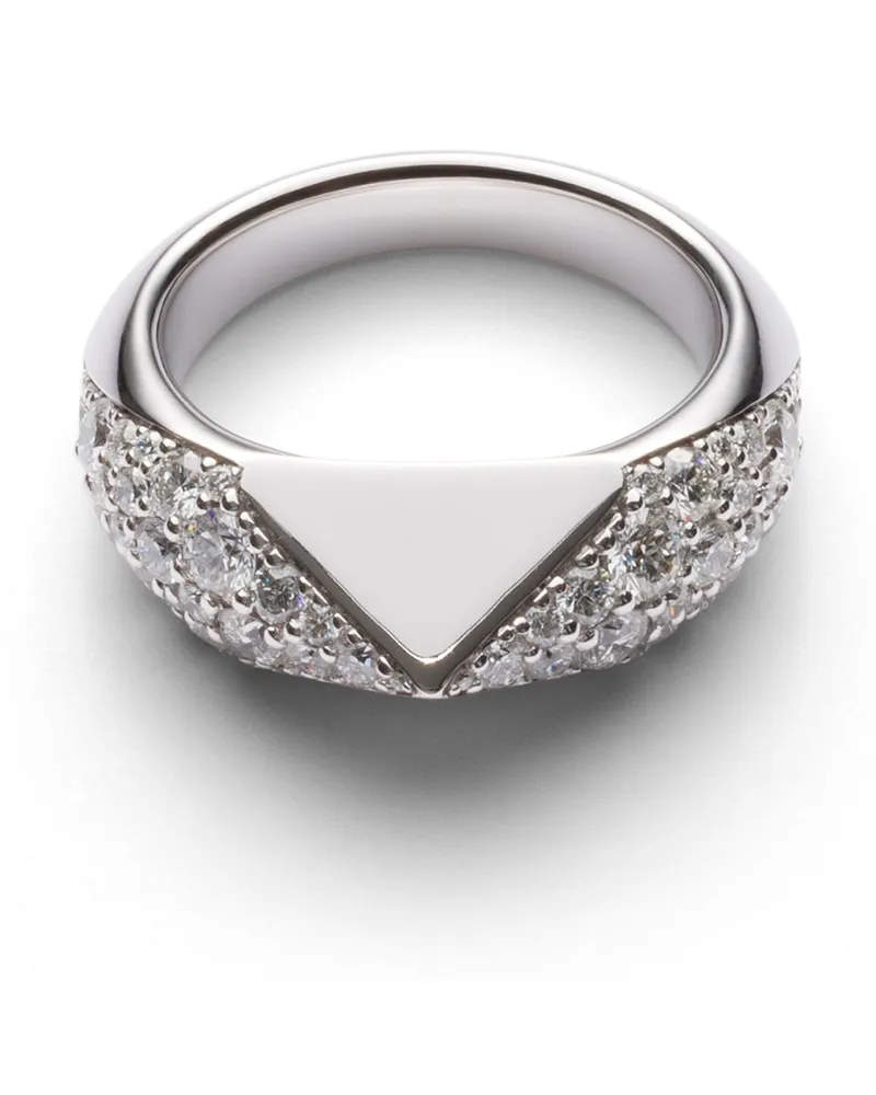 Prada Eternal Gold Ring - Weißgold Mit Diamanten, Damen, White Gold/ White, Größe White