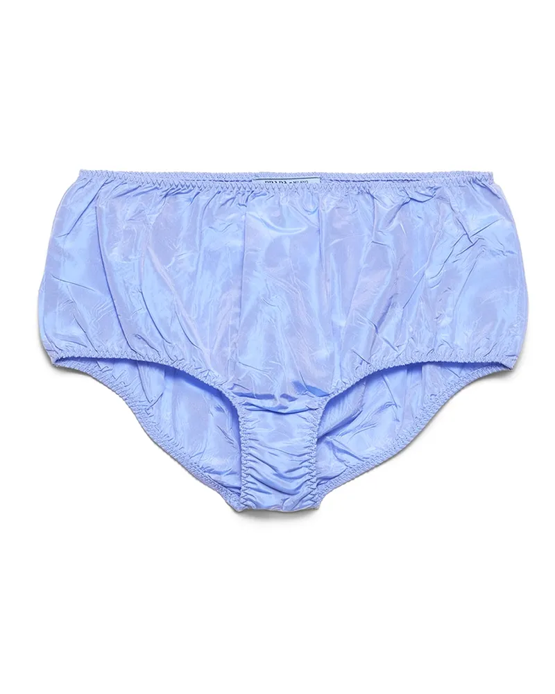 Prada Taffeta-slips, Damen, Lavendelblau, Größe 4 Lavendelblau