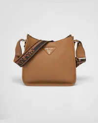 Prada Hobo Bag aus Leder Karamell