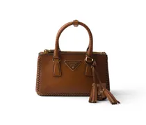 Galleria Mini Bag Aus Leder, Damen, Cognac