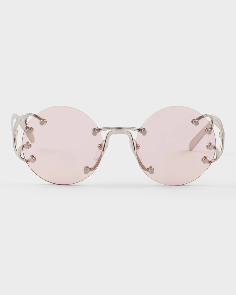 Prada Runway Sonnenbrille Antikrosafarbene