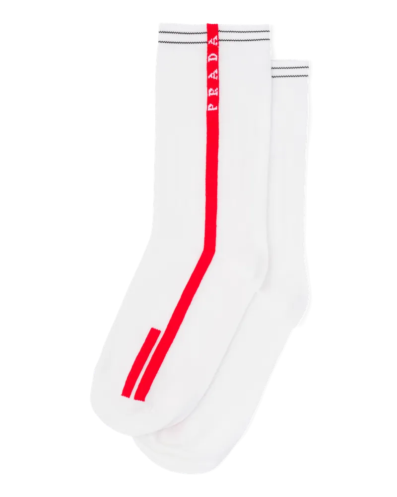 Prada Socken aus Polyester Weiss