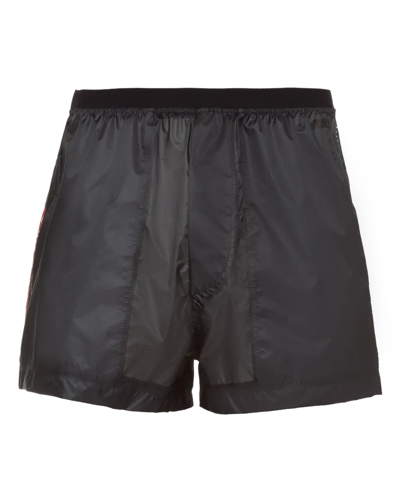 Prada Shorts aus Ripstop Schwarz