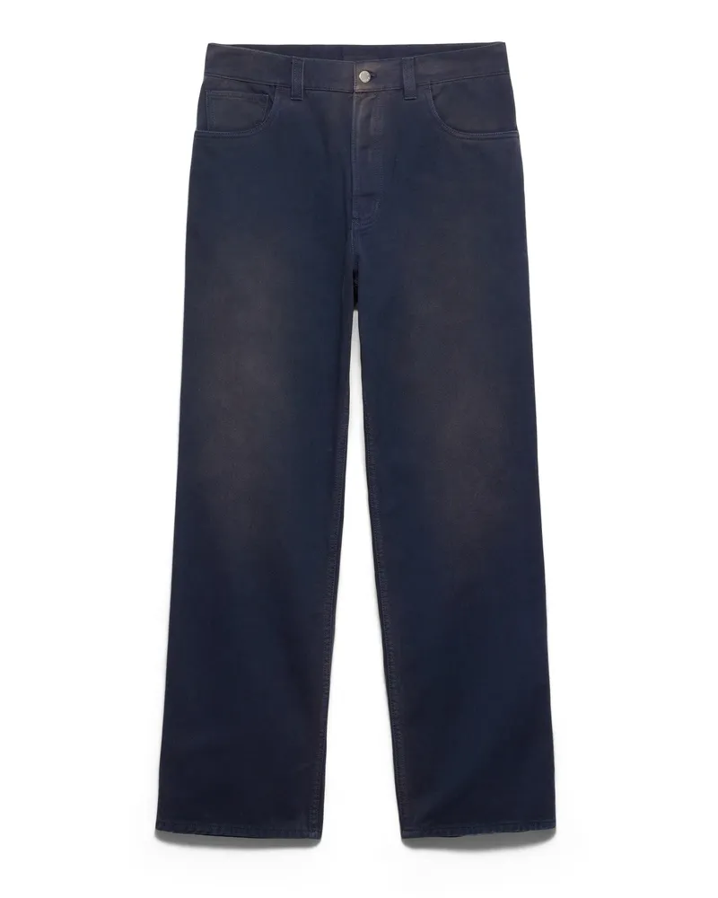 Prada Five-pocket-jeans Aus Denim, Herren, Blau, Größe Blau