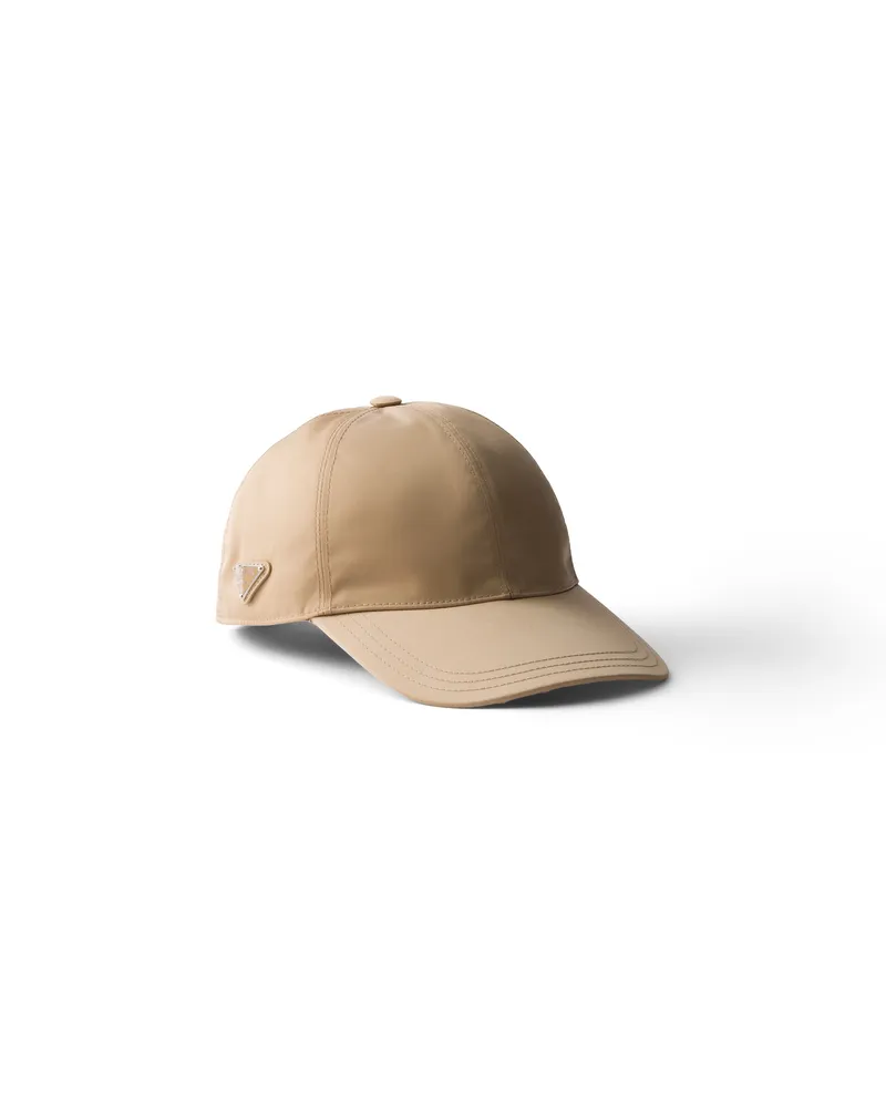 Prada Baseballkappe Aus Re-nylon, Herren, Kamelbraun, Größe Kamelbraun