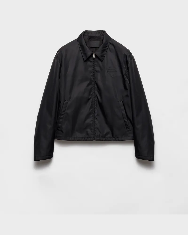 Prada Blousonjacke aus Re-Nylon Schwarz