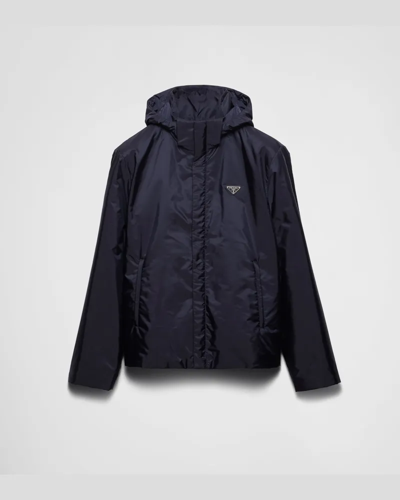Prada Jacke aus Re-Nylon Blau