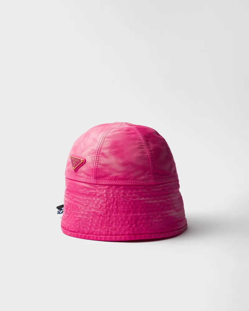 Prada Hut aus Baumwolle Tamarindenrosa