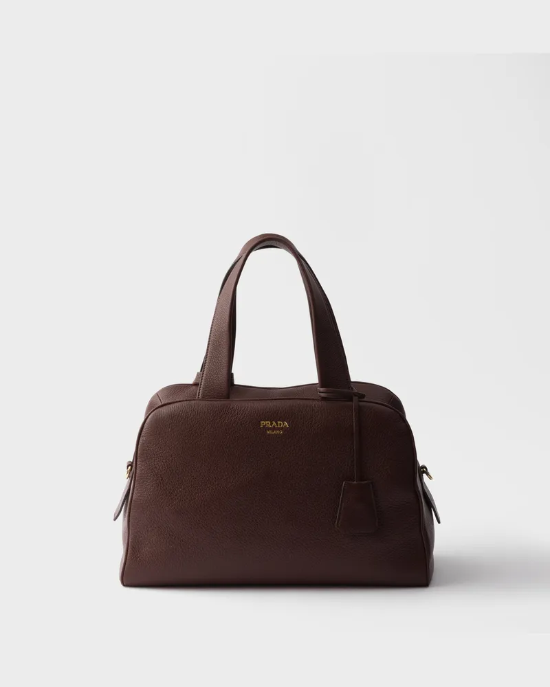 Prada Große Henkeltasche aus Leder Sienna