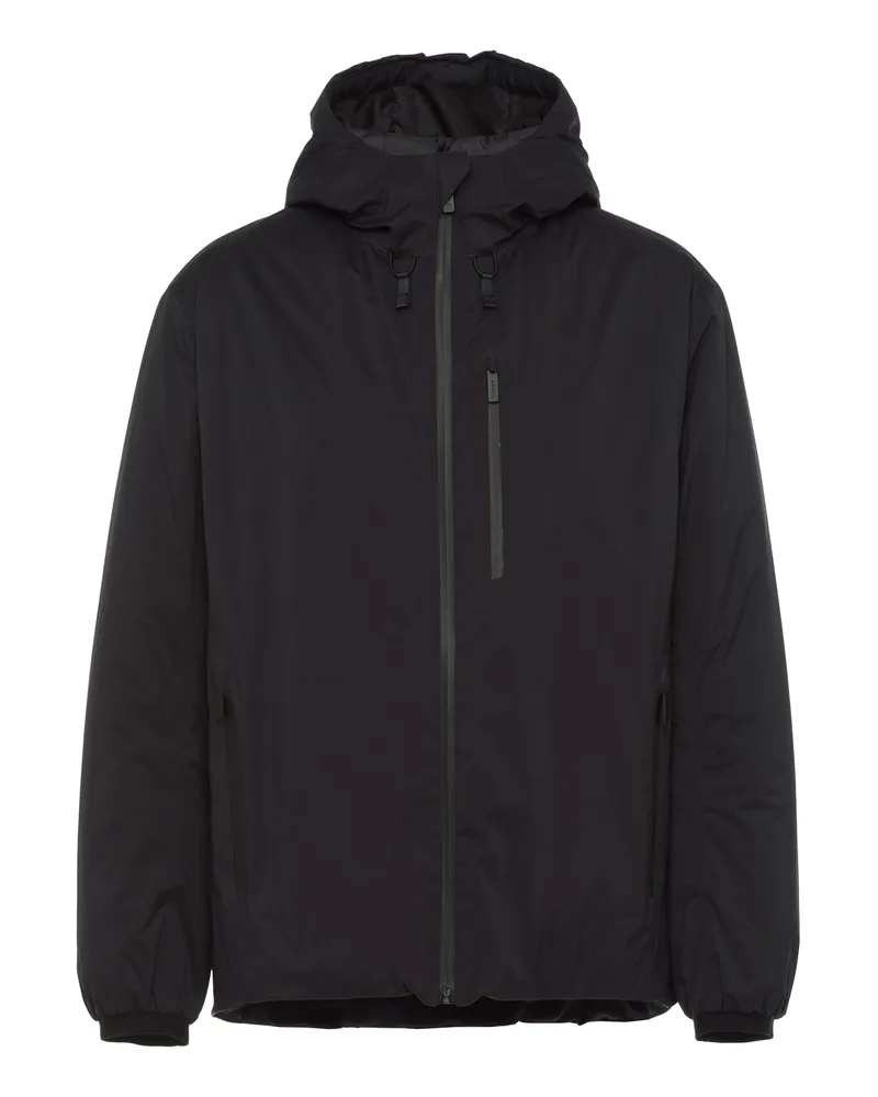 Prada Gepolsterte Jacke Aus Light Extreme-tex, Herren, Schwarz, Größe Schwarz